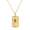 Złoty komplet z medalikiem - Prezent na Chrzest, Komunię pr.333