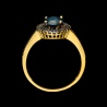 Złoty pierścionek z cyrkoniami pr.585