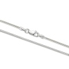 Srebrny łańcuszek - Żmijka 50cm pr.925