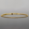Złota bransoletka - Lisi Ogon 19cm pr.585