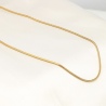 Złoty łańcuszek - Żmijka 50cm pr.585