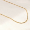 Złoty łańcuszek 50cm pr.585