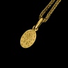Złota zawieszka - Medalik pr.585