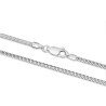 Srebrny łańcuszek - Żmijka 45cm pr.925