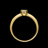 Złoty pierścionek z cyrkonią pr.585