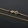 Złoty łańcuszek - Lisi Ogon 50cm pr.585