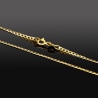 Złoty łańcuszek - Zdobiona Pancerka 50cm pr.585