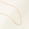 Złoty łańcuszek - Kostka 45cm pr.333