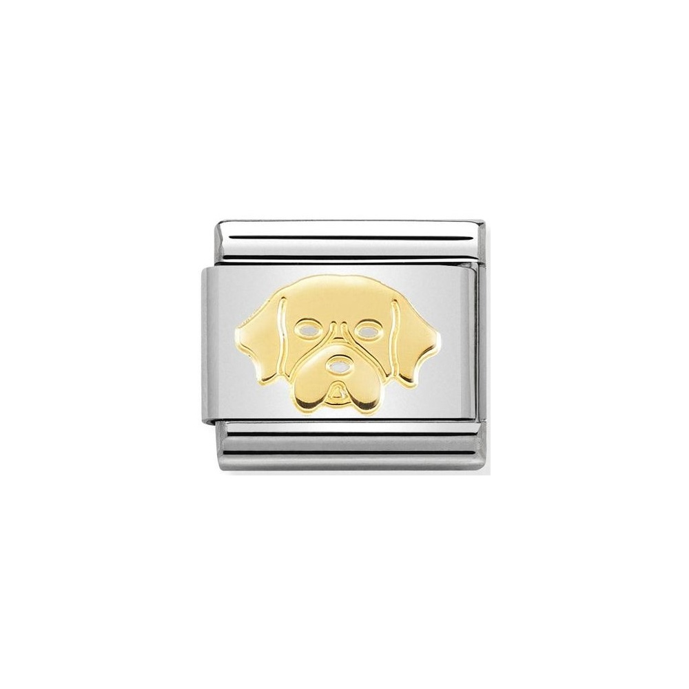 Nomination - Link 18K Golden Retriever, Gold 030162/56