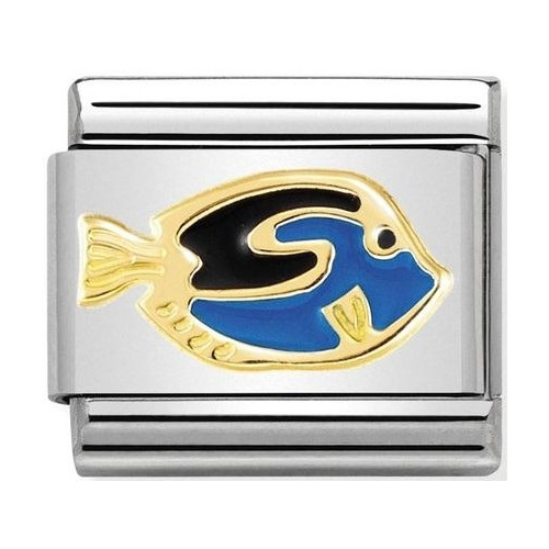 Nomination - Link 18K Gold 'Blue Surgeonfish' 030272/41