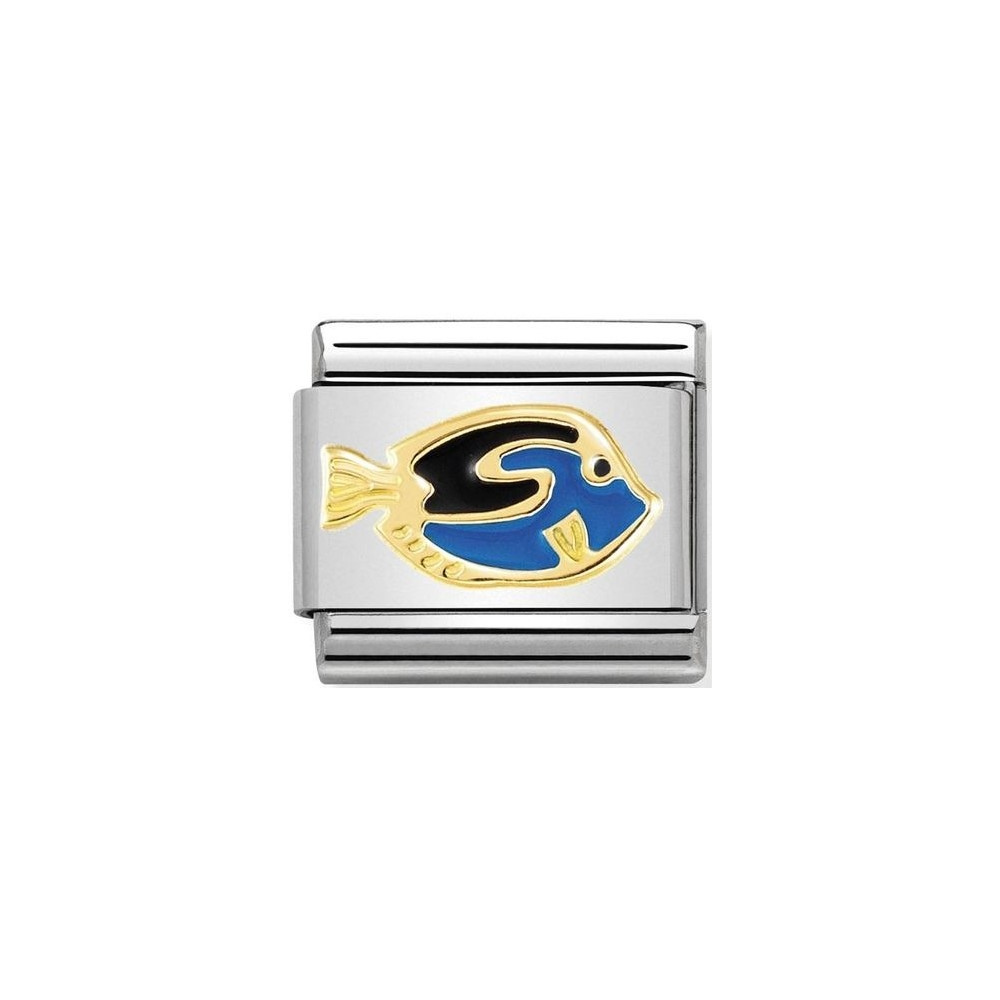 Nomination - Link 18K Gold 'Blue Surgeonfish' 030272/41