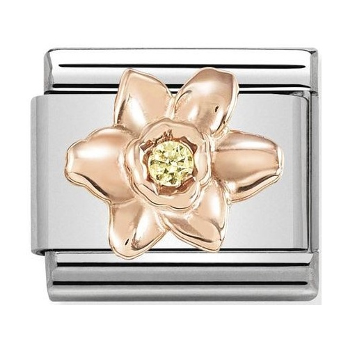 Nomination - Link 9K Rose Gold 'Daffodil' 430305/13