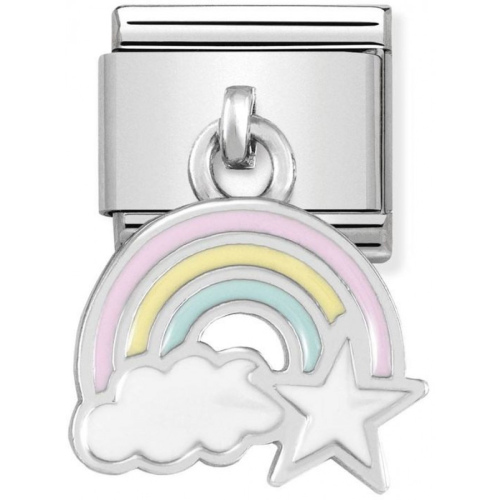 Nomination - Link 925 Silver 'Rainbow with Cloud and Star' 331805/17
