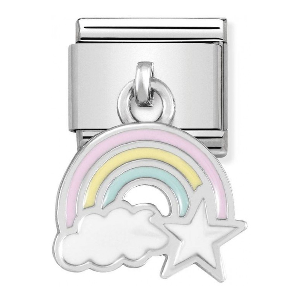 Nomination - Link 925 Silver 'Rainbow with Cloud and Star' 331805/17
