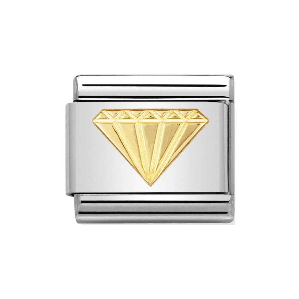 Nomination - Link 18K Gold 'Diament' 030115/03