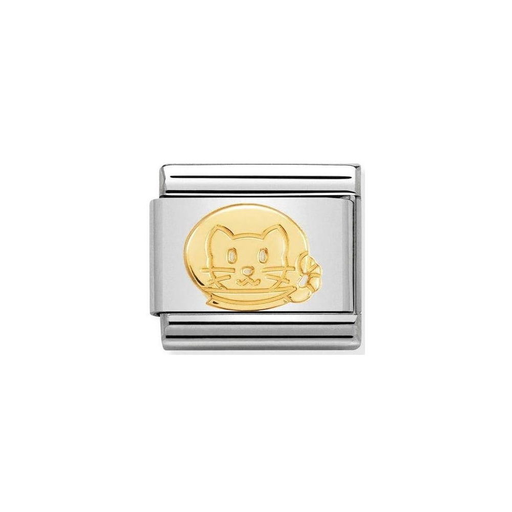 Nomination - Link 18K Gold 'Astronaut Cat' 030161/11