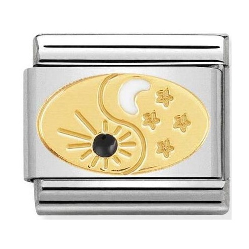 Nomination - Link 18K Gold 'Tao Sun and Moon' 030272/51