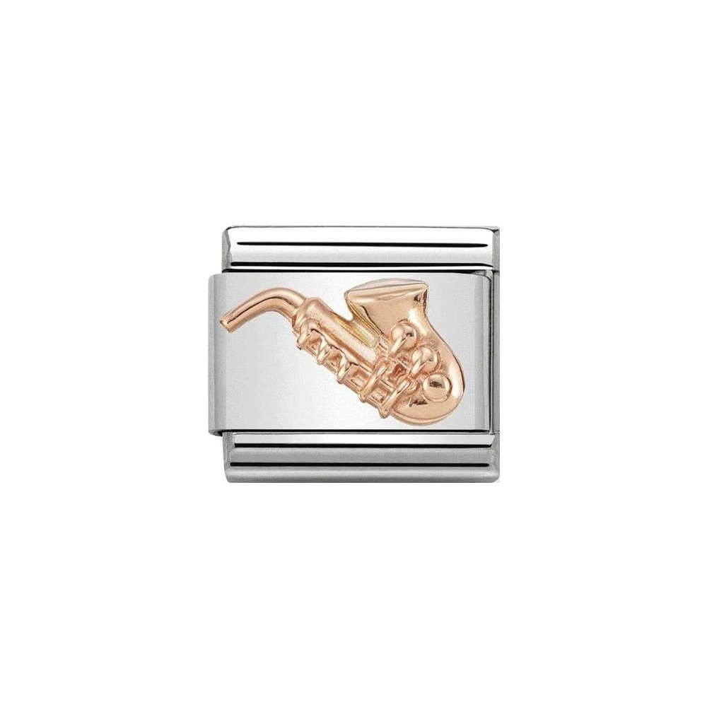 Nomination - Link 9K Rose Gold 'Saxophone' 430106/12