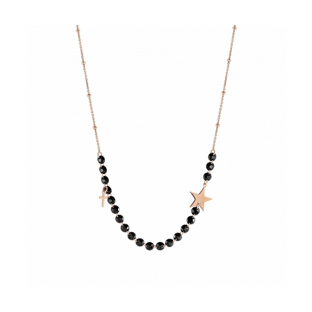 Naszyjnik Nomination Rose Gold - Melodie Necklace With Star And Cross 147701/004