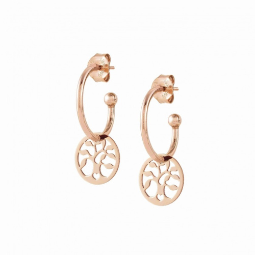 Kolczyki Nomination Rose Gold - Melodie Earrings with Tree of Life 147703/017