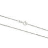 Srebrny łańcuszek - Kostka 42cm pr.925