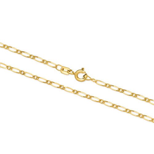 Złoty łańcuszek - Figaro 50cm pr.333
