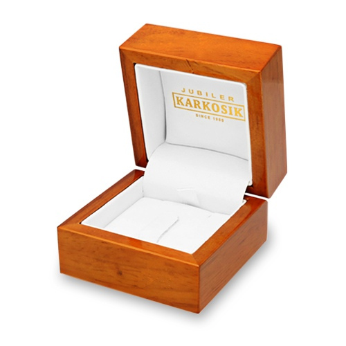 Eleganckie pudełko na pierścionek - Drewniane