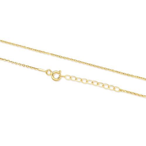 Złoty łańcuszek - Ankier 53cm pr.585