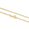 Złoty łańcuszek - Zdobiona Pancerka 45cm pr.585