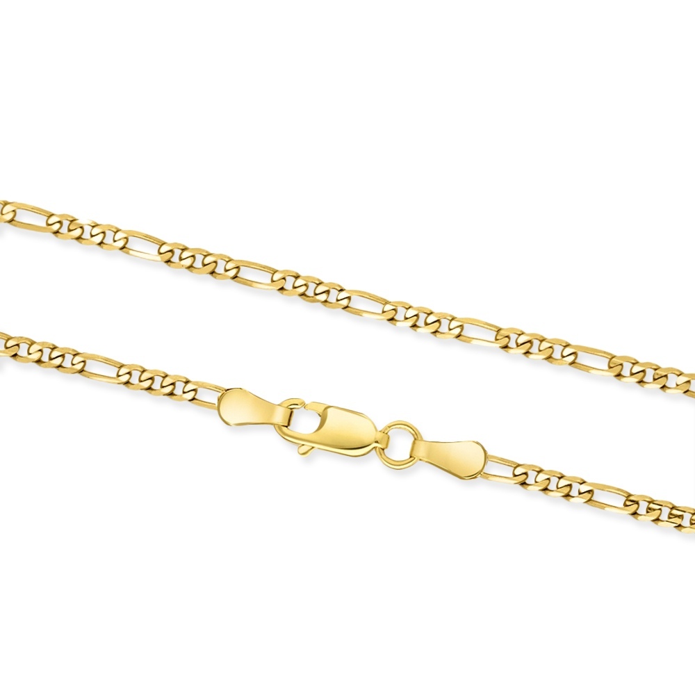 Złoty łańcuszek - Figaro 60cm pr.585