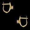 Złote kolczyki z cyrkoniami pr.585