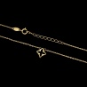 Złoty naszyjnik celebrytka - Lilia pr.585