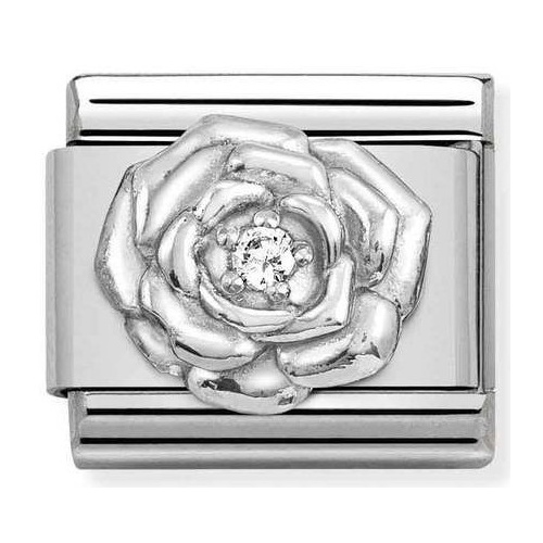 Nomination - Link 925 Silver 'Rose' 330311/12