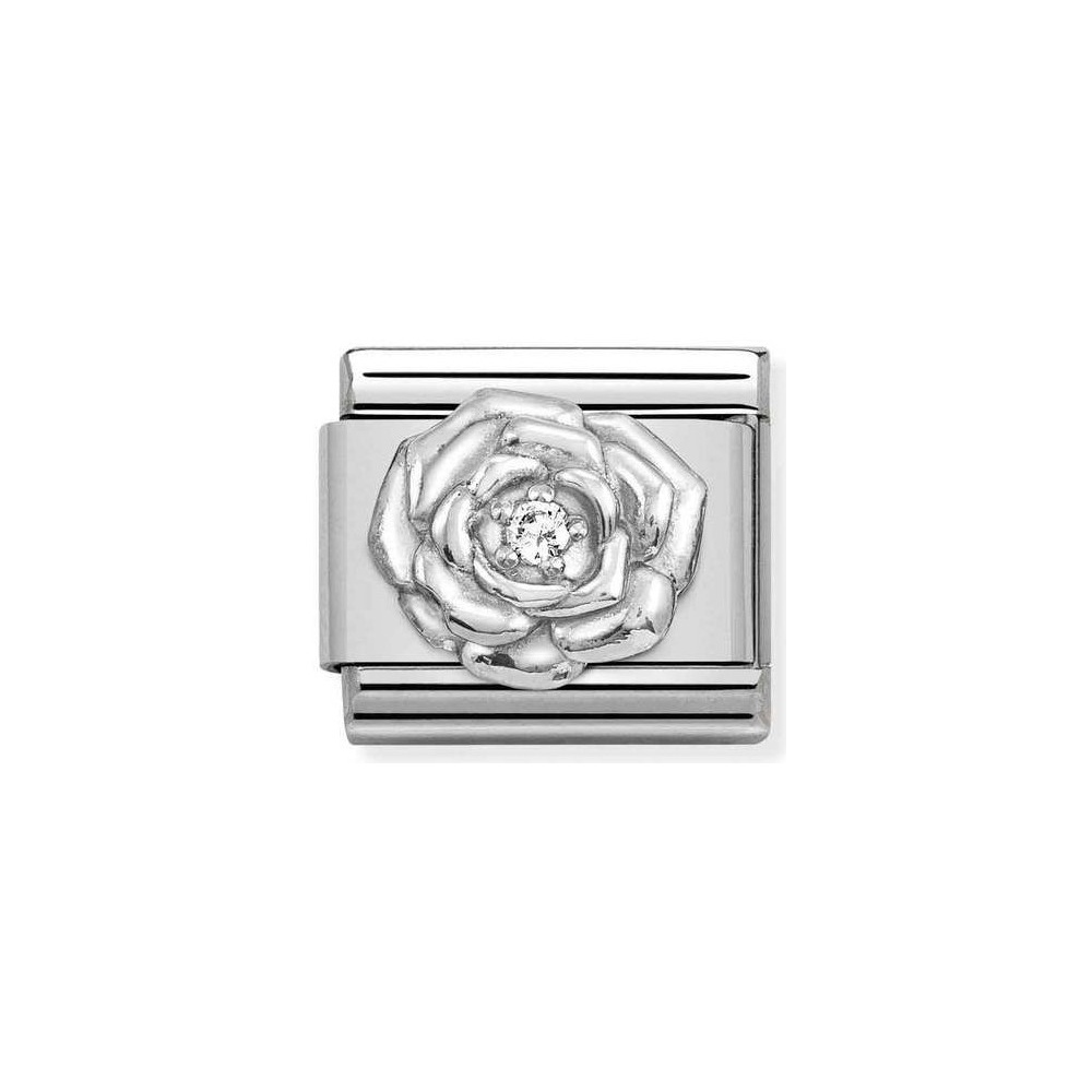 Nomination - Link 925 Silver 'Rose' 330311/12